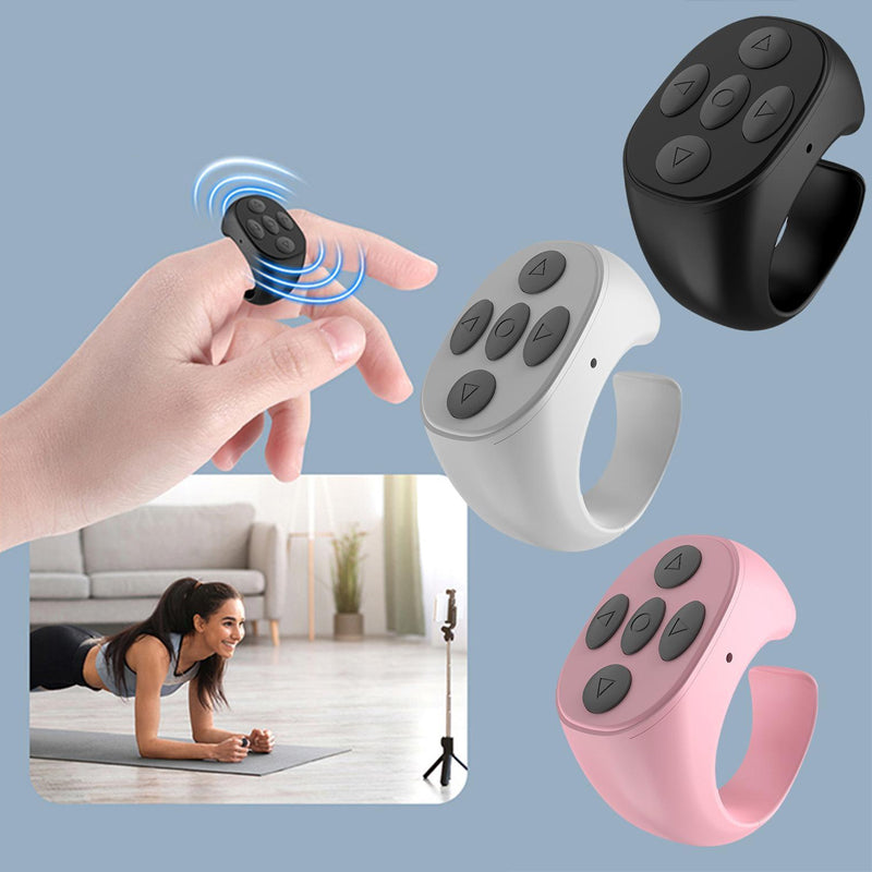 Fingertip trådløs Bluetooth-fjernkontroll